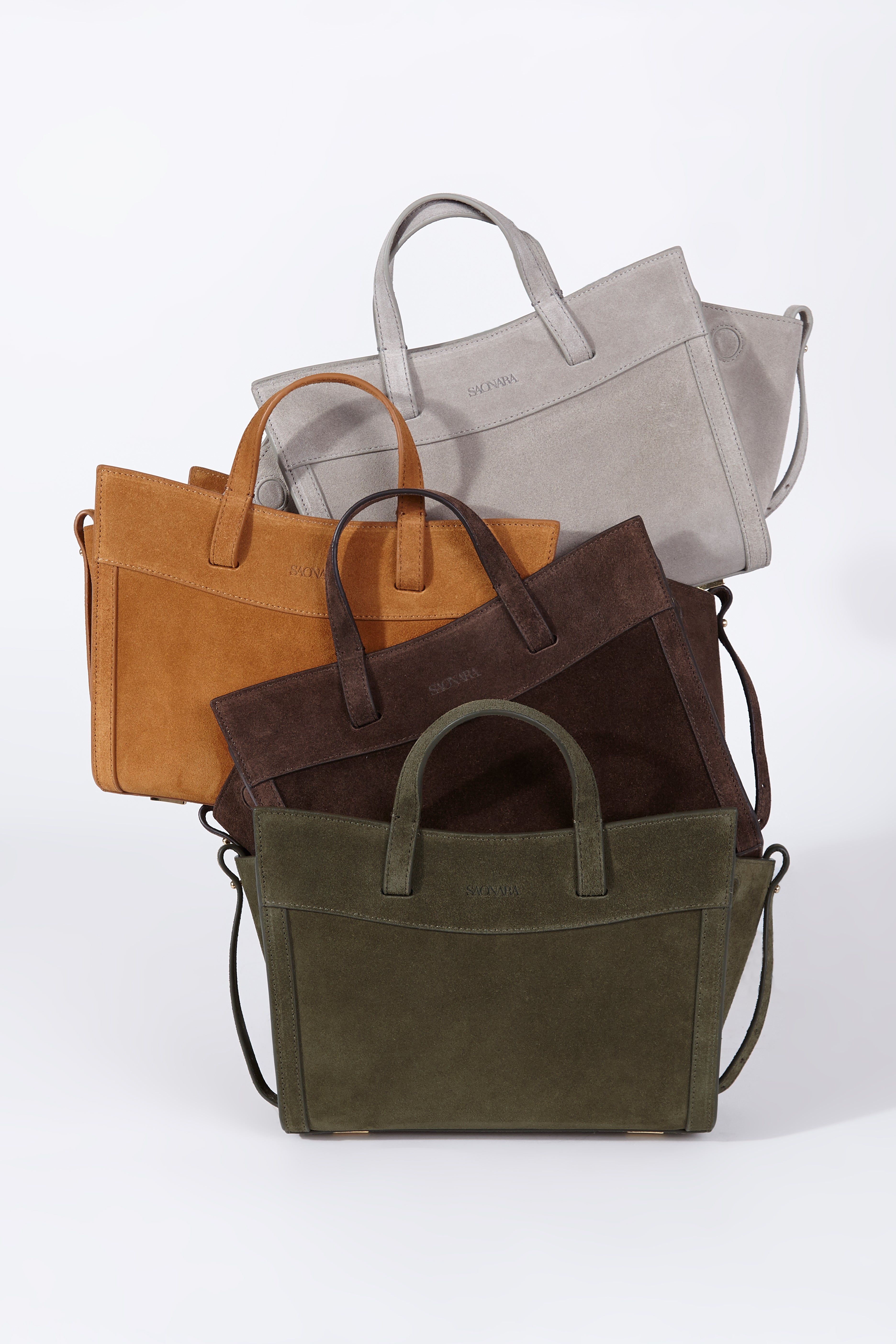 Mini Shopping Chocolat Suede