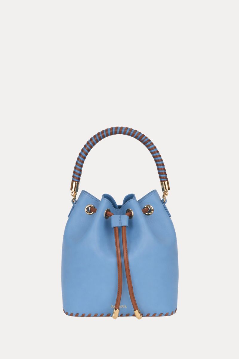 Bucket Bag Blue Sky/Caramel Leather (Edición Limitada)