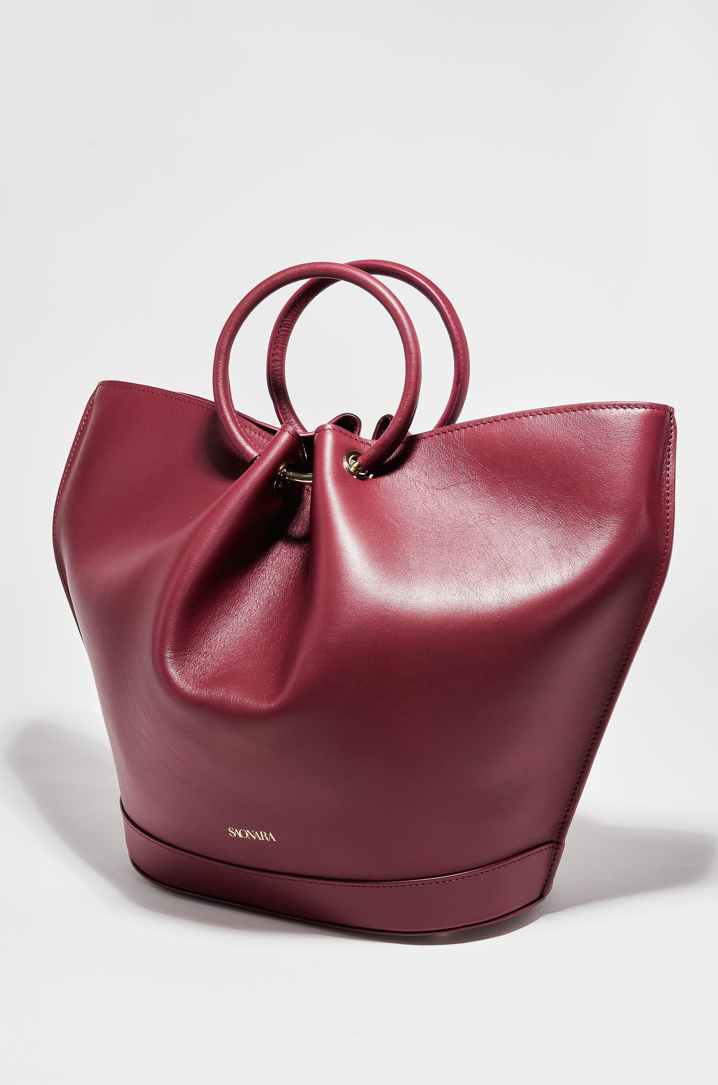 Capazo Bag Berry Piel