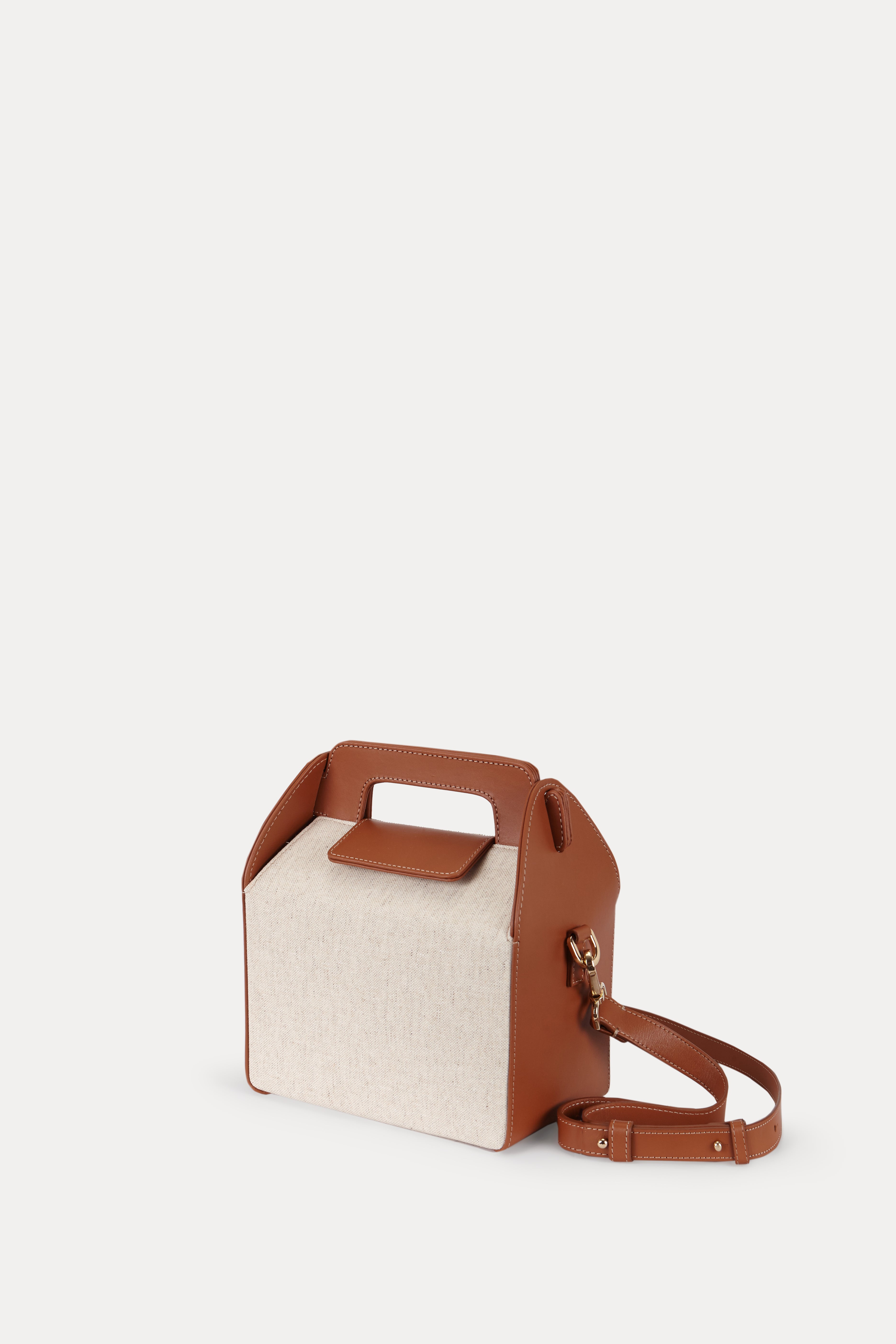 Kukito Bag Lino/Caramel Piel