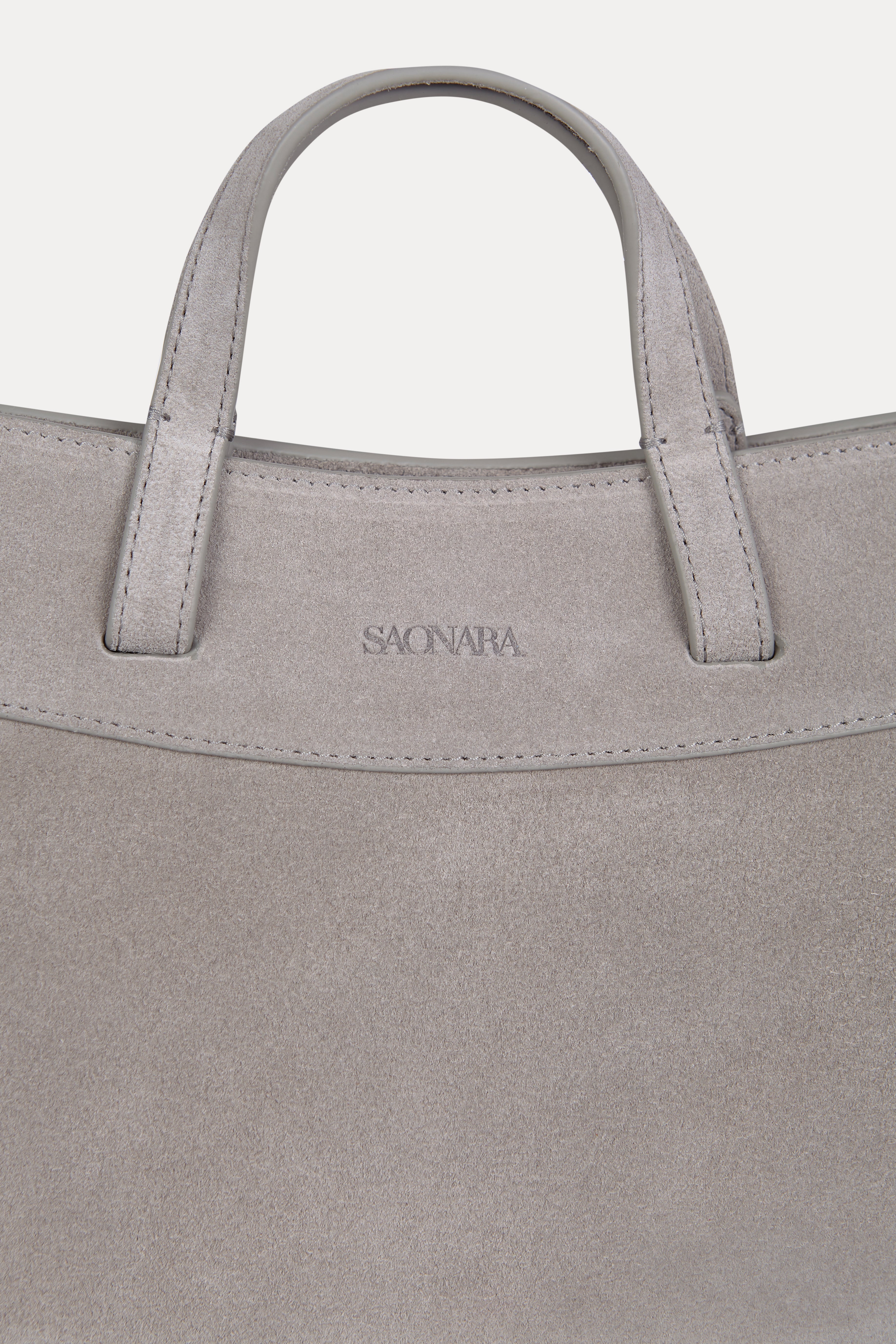 SAONARA MINI SHOPPING BAG GRIS ANTE (Edición limitada)