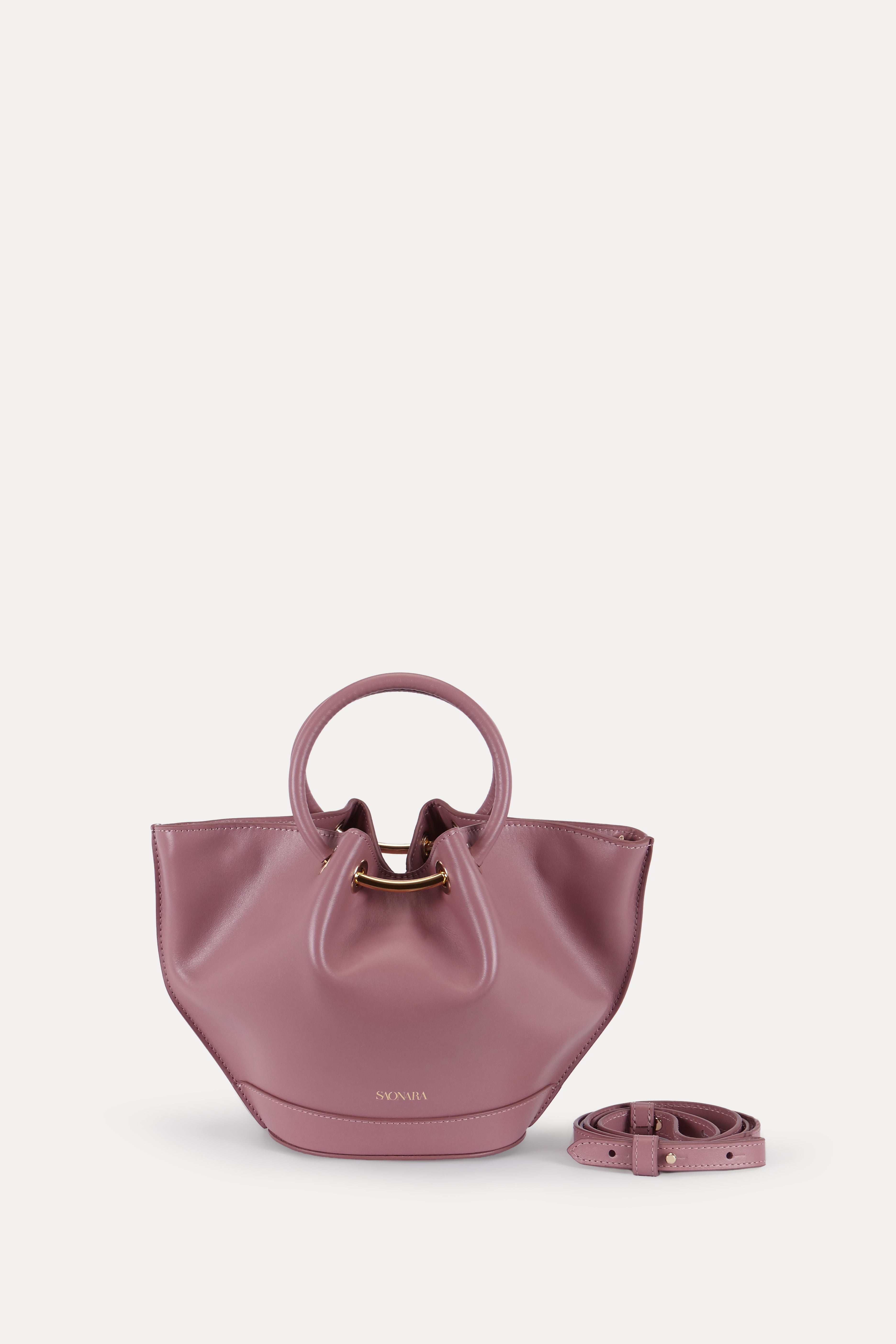 Mini Capazo Bag Rosae Piel