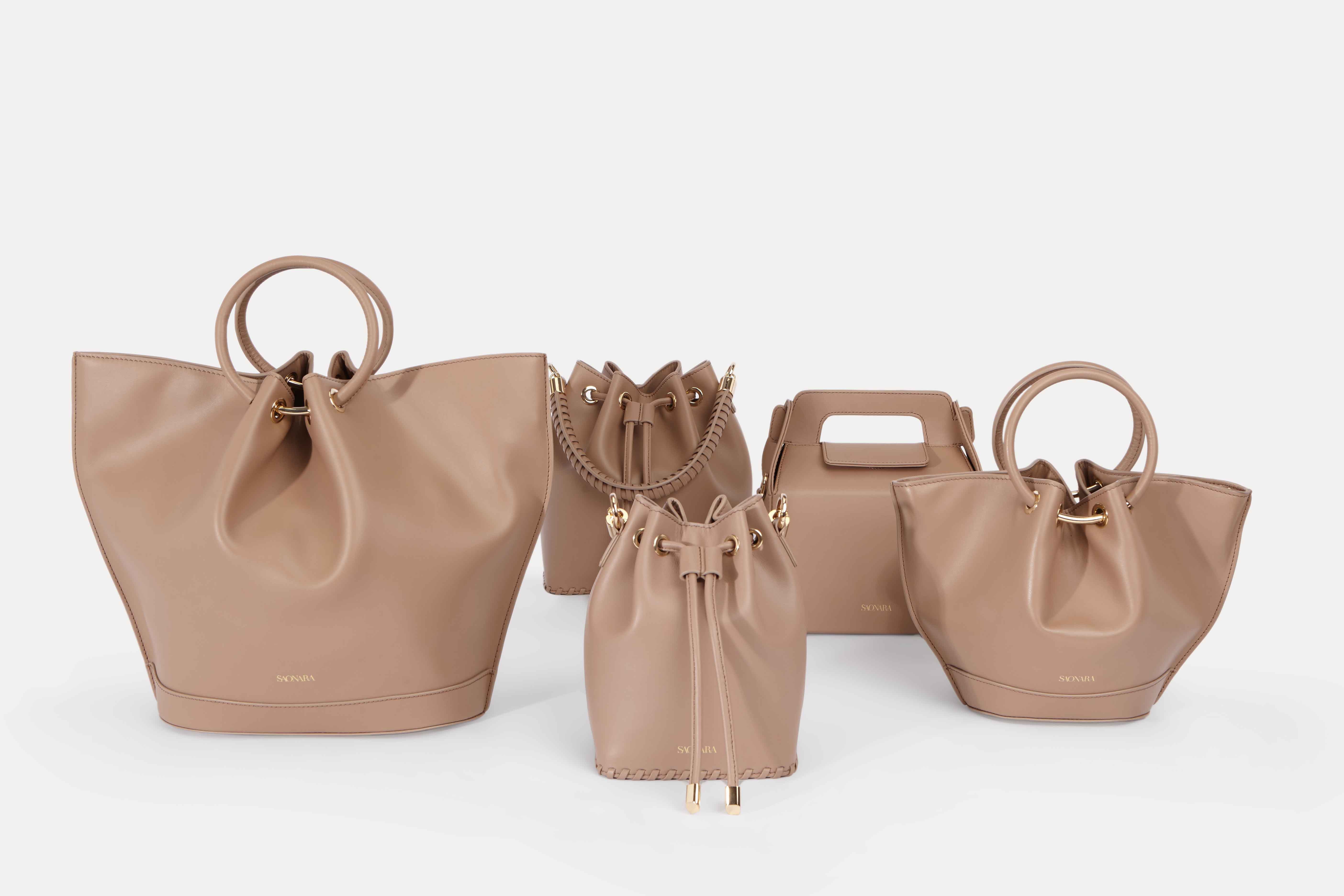 SAONARA BUCKET MOKA PIEL