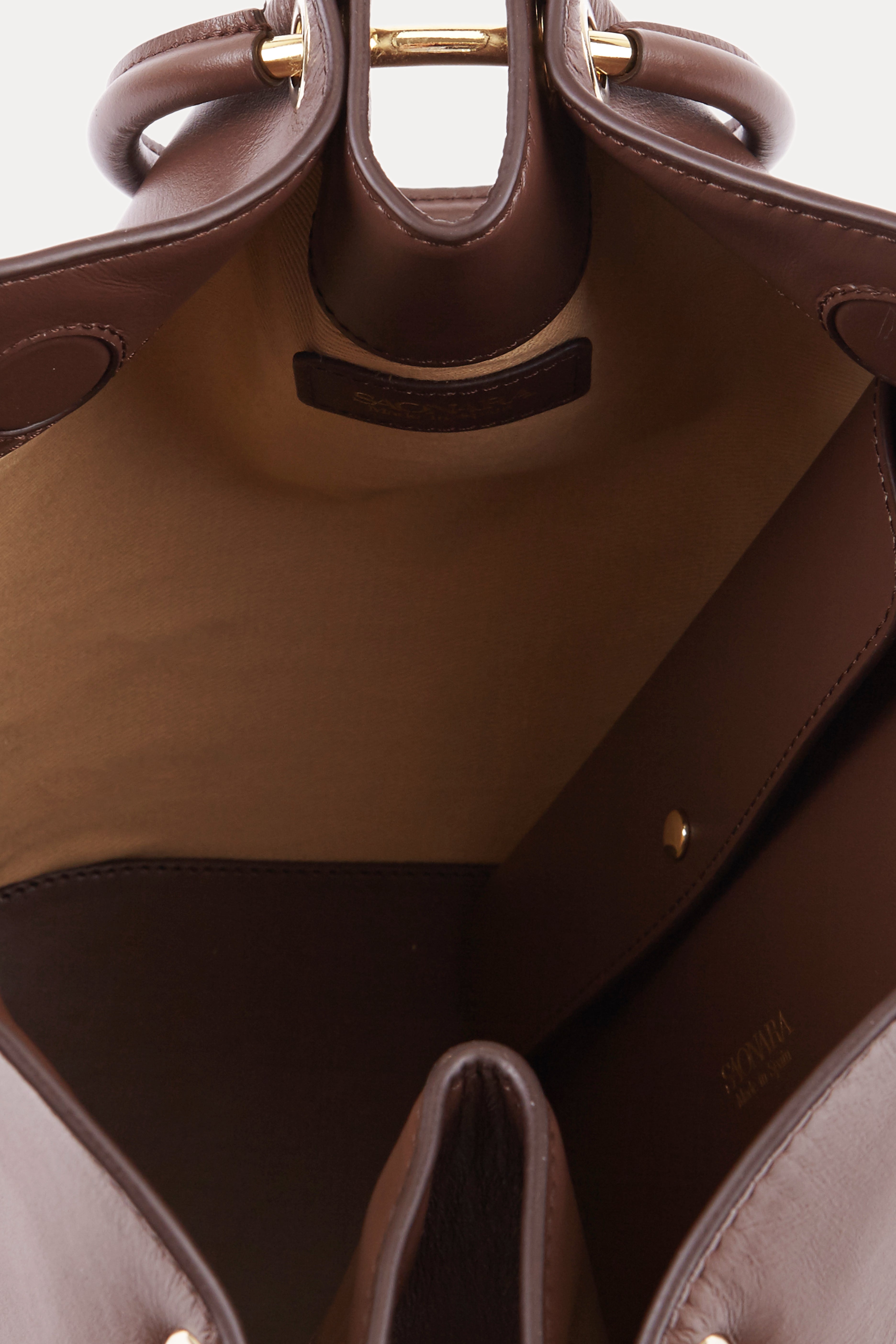 SAONARA CAPAZO CHOCOLAT LEATHER