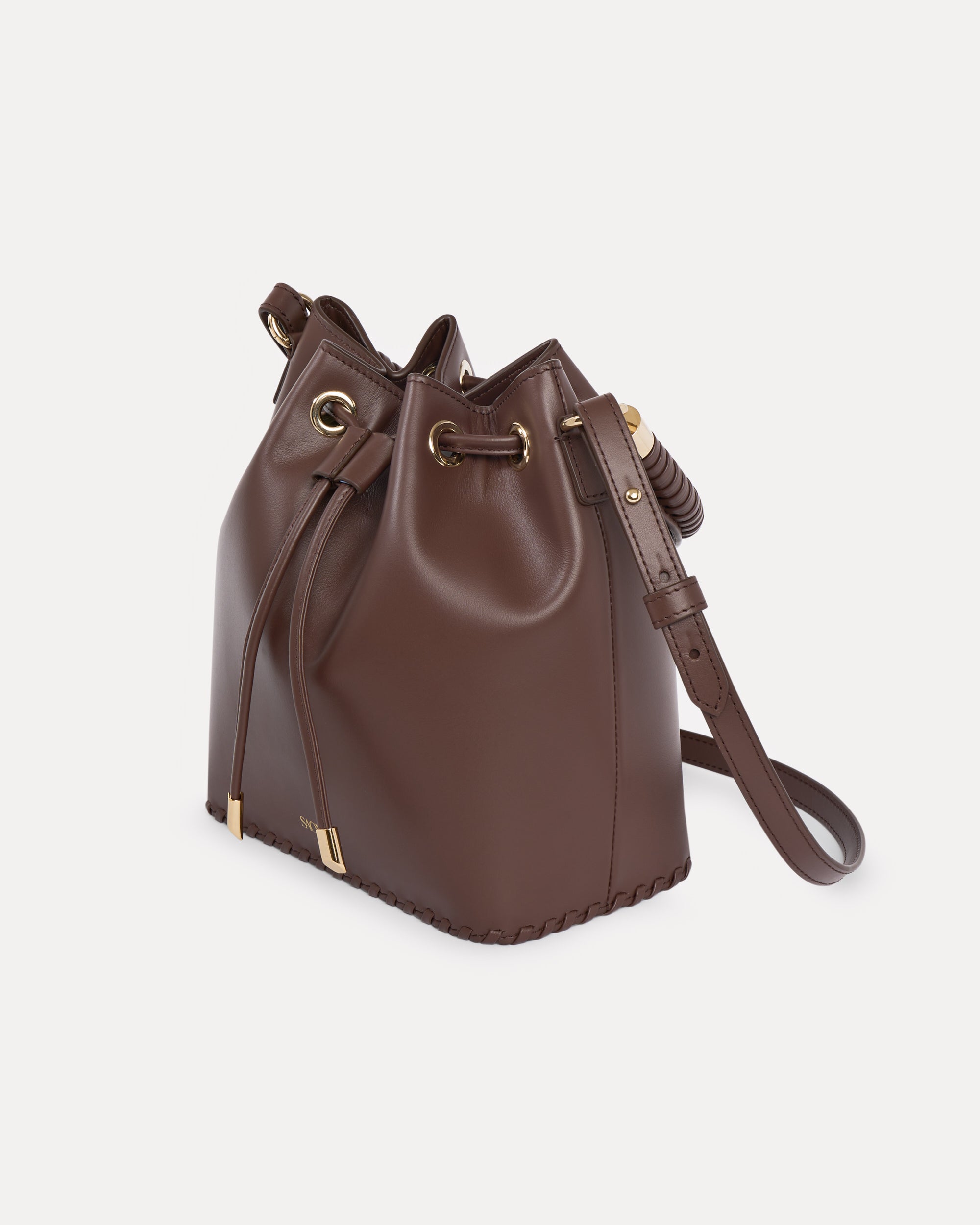 SAONARA BUCKET CHOCOLATE PIEL