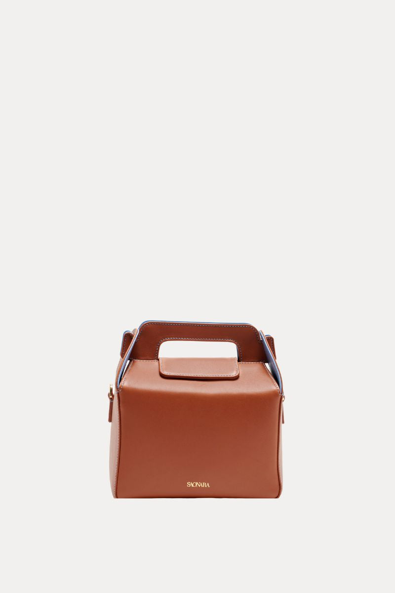 Kukito Bag Blue Sky/Caramel Piel