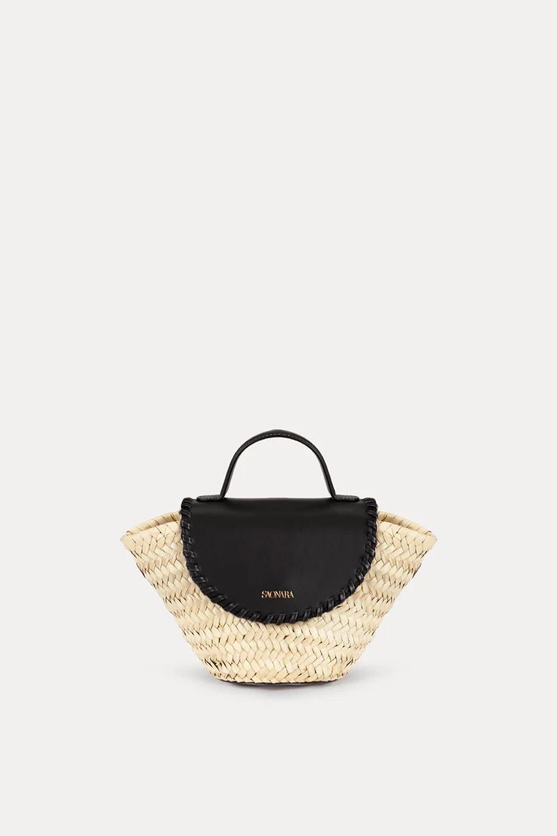 SAONARA COQUETTE BLACK PIEL