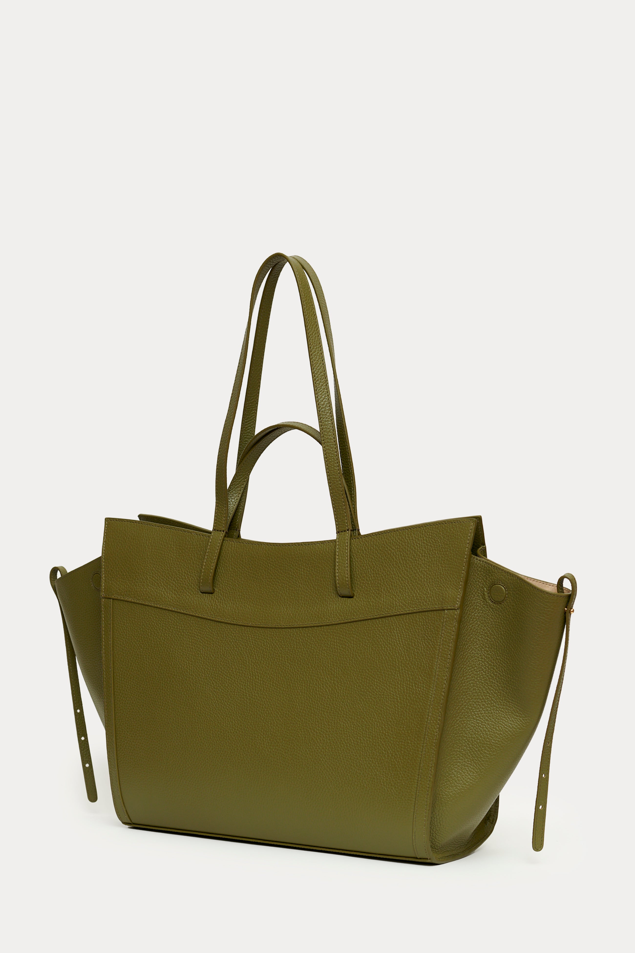 SAONARA SHOPPING BAG MOKA LEATHER