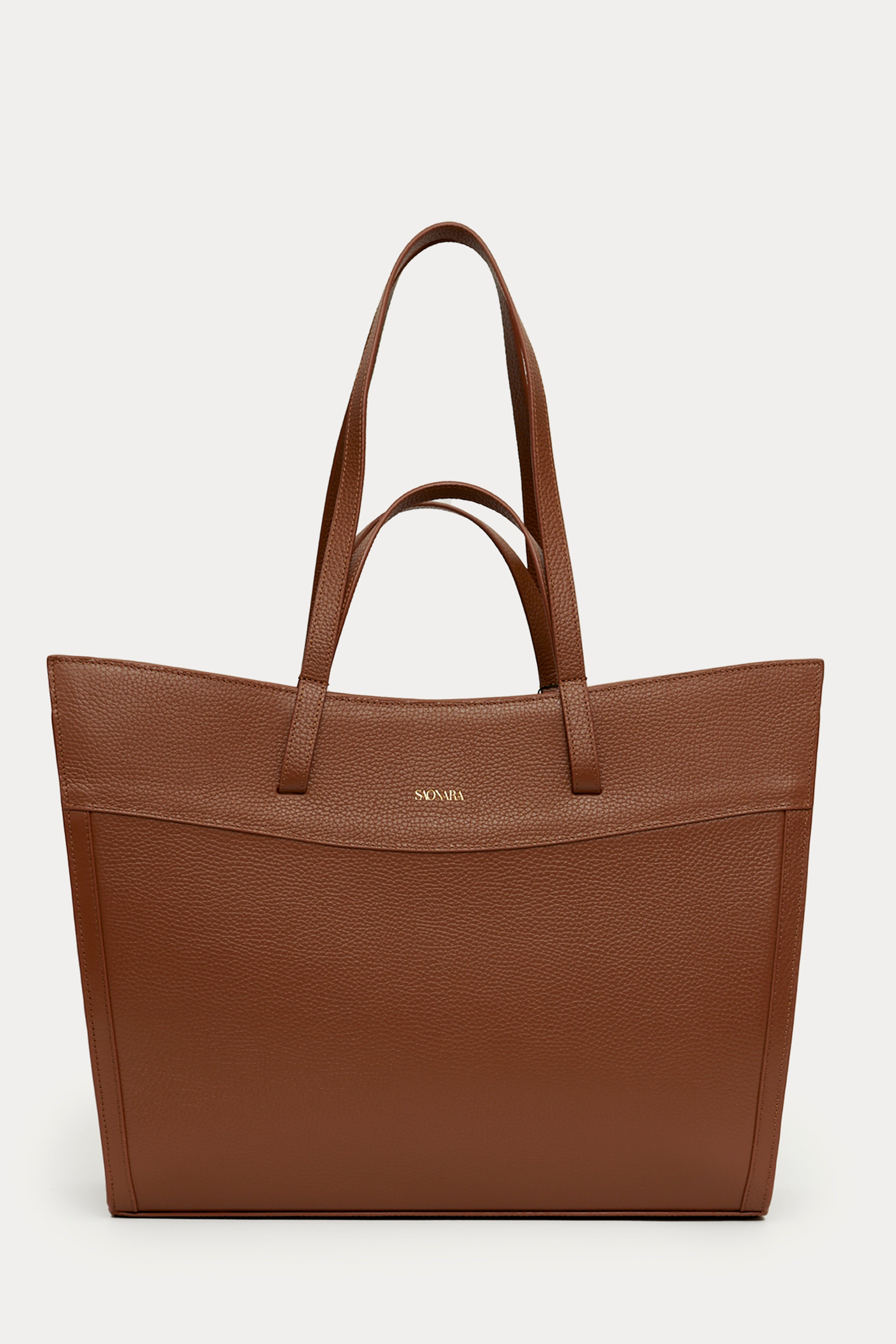 SAONARA SHOPPING BAG CHESTNUT