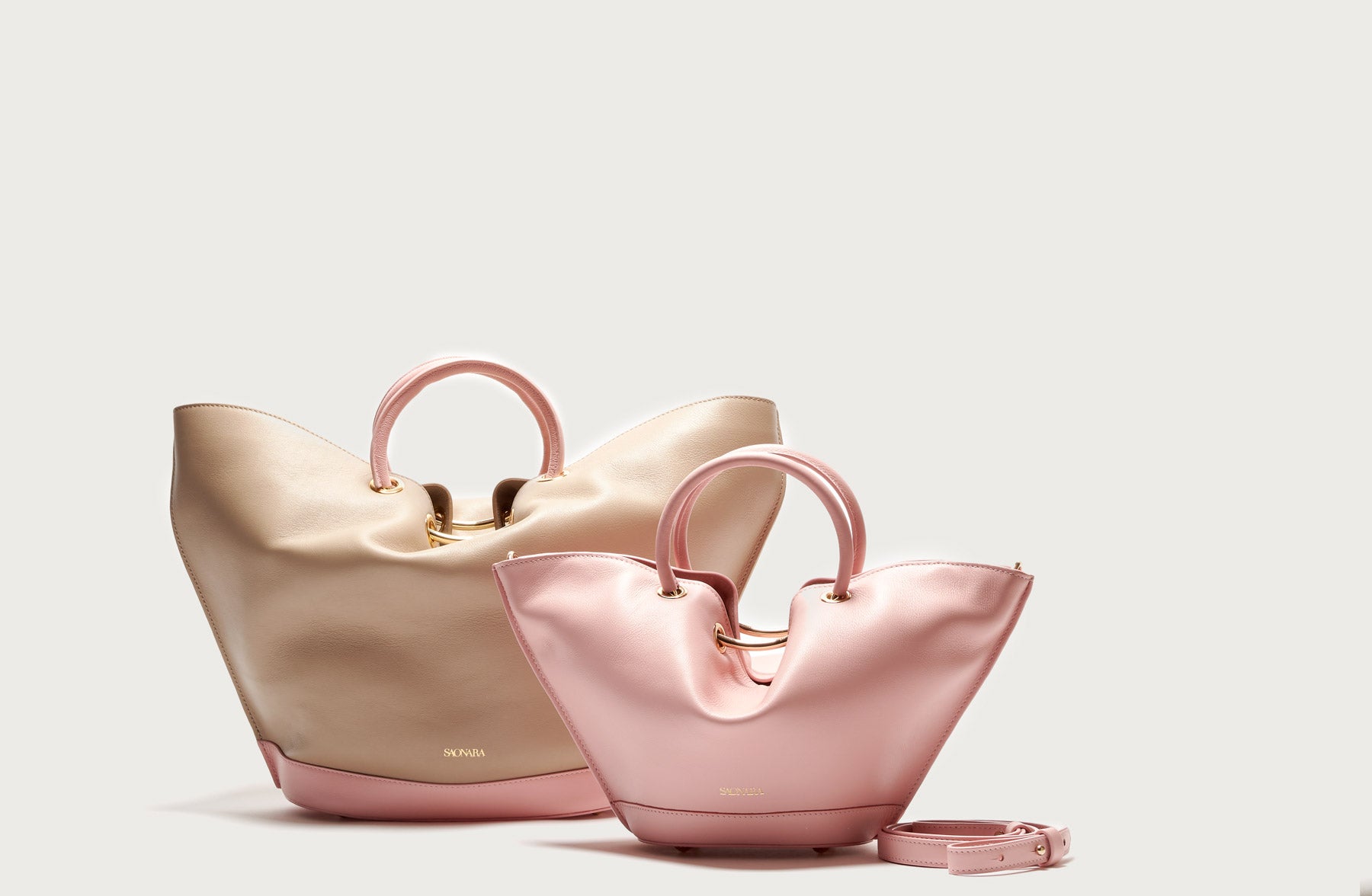 Bolso Saonara Mini Capazo Rosa