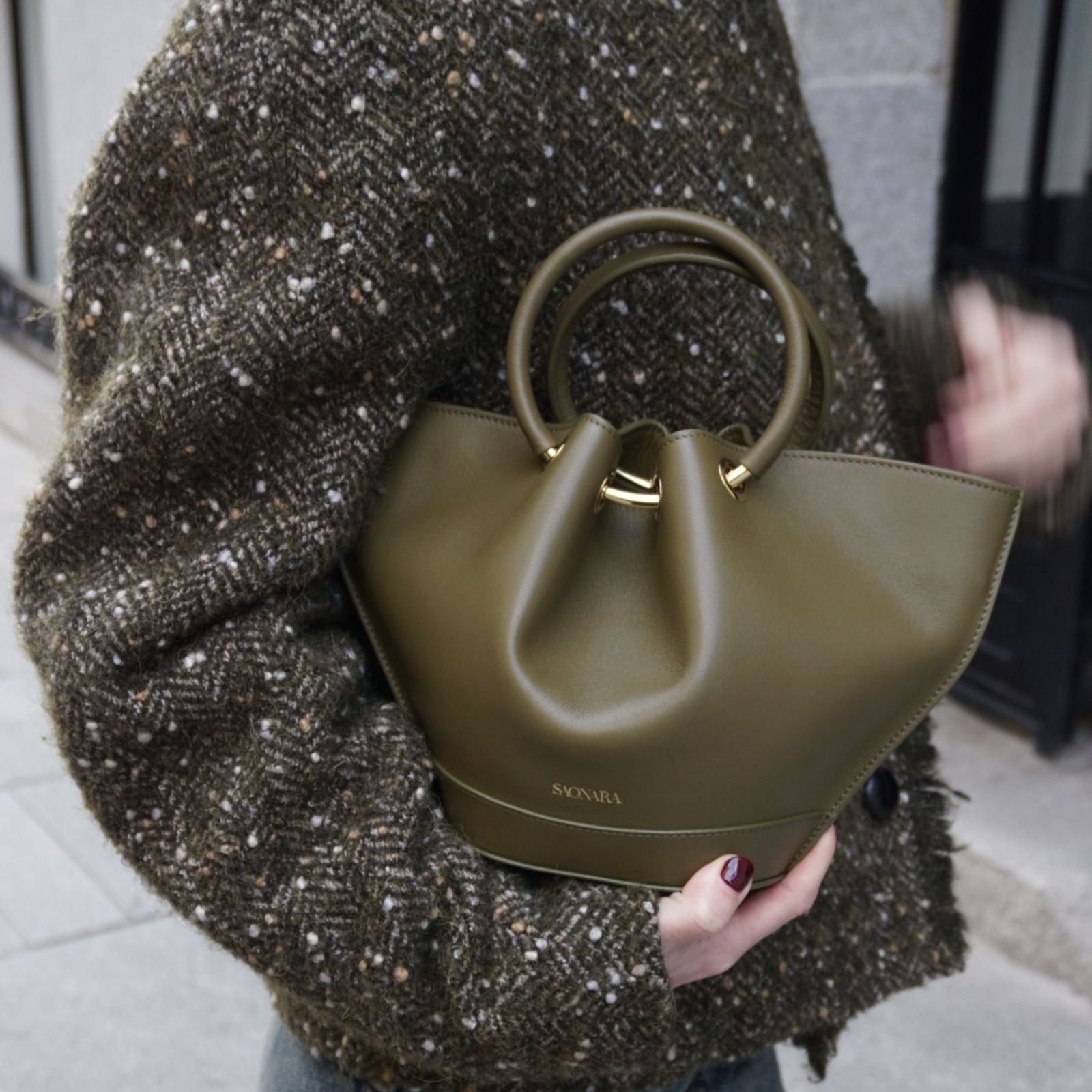 Bolso Saonara Mini Capazo Piel