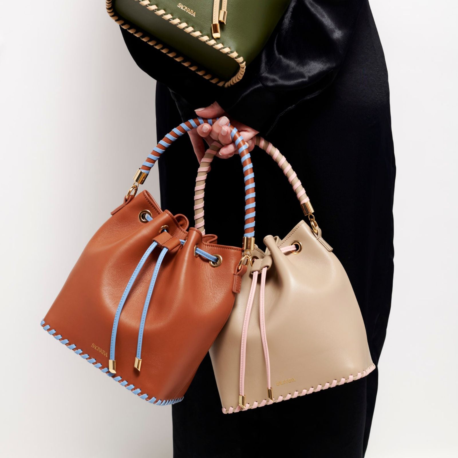Bolso Saonara Bucket Piel