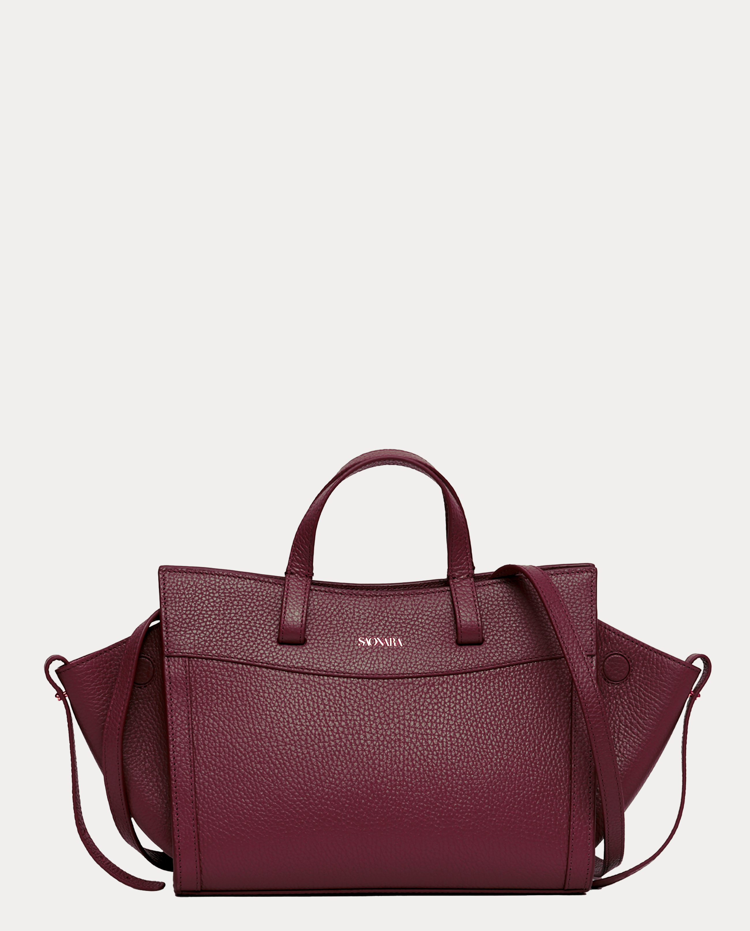 SAONARA SHOPPING BAG MOKA LEATHER