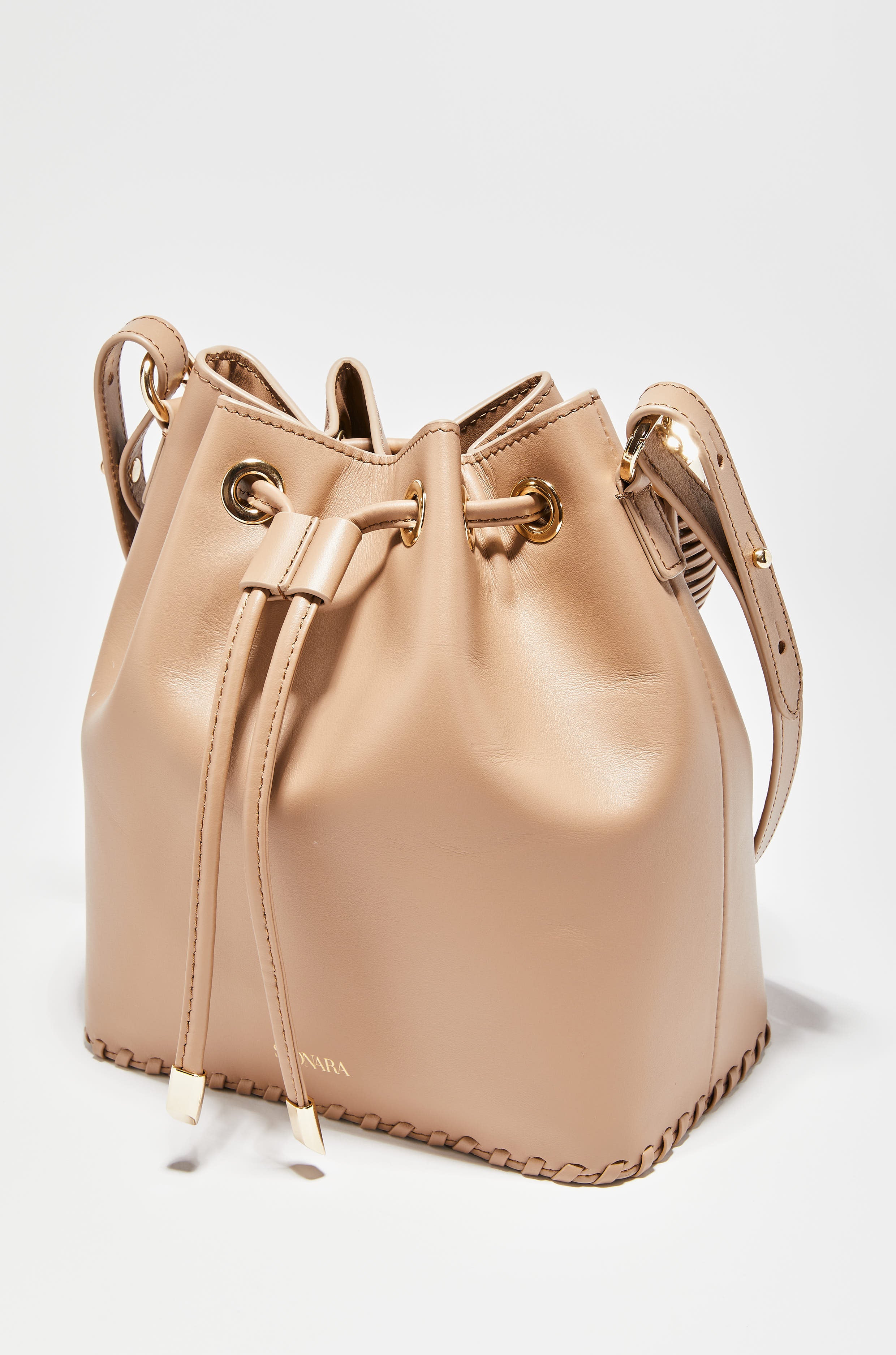Bucket Bag Moka Leather