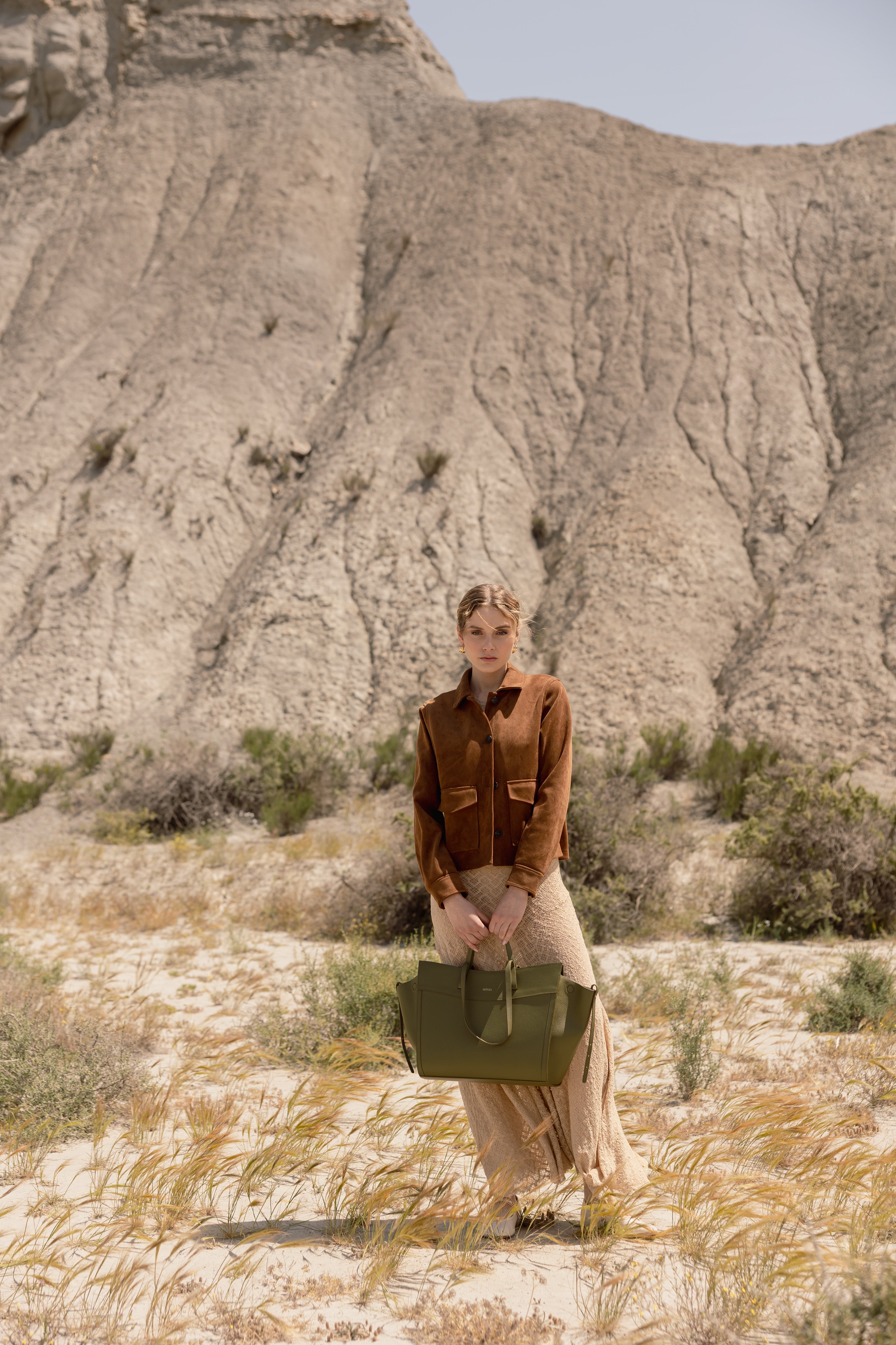 SAONARA SHOPPING BAG KHAKI