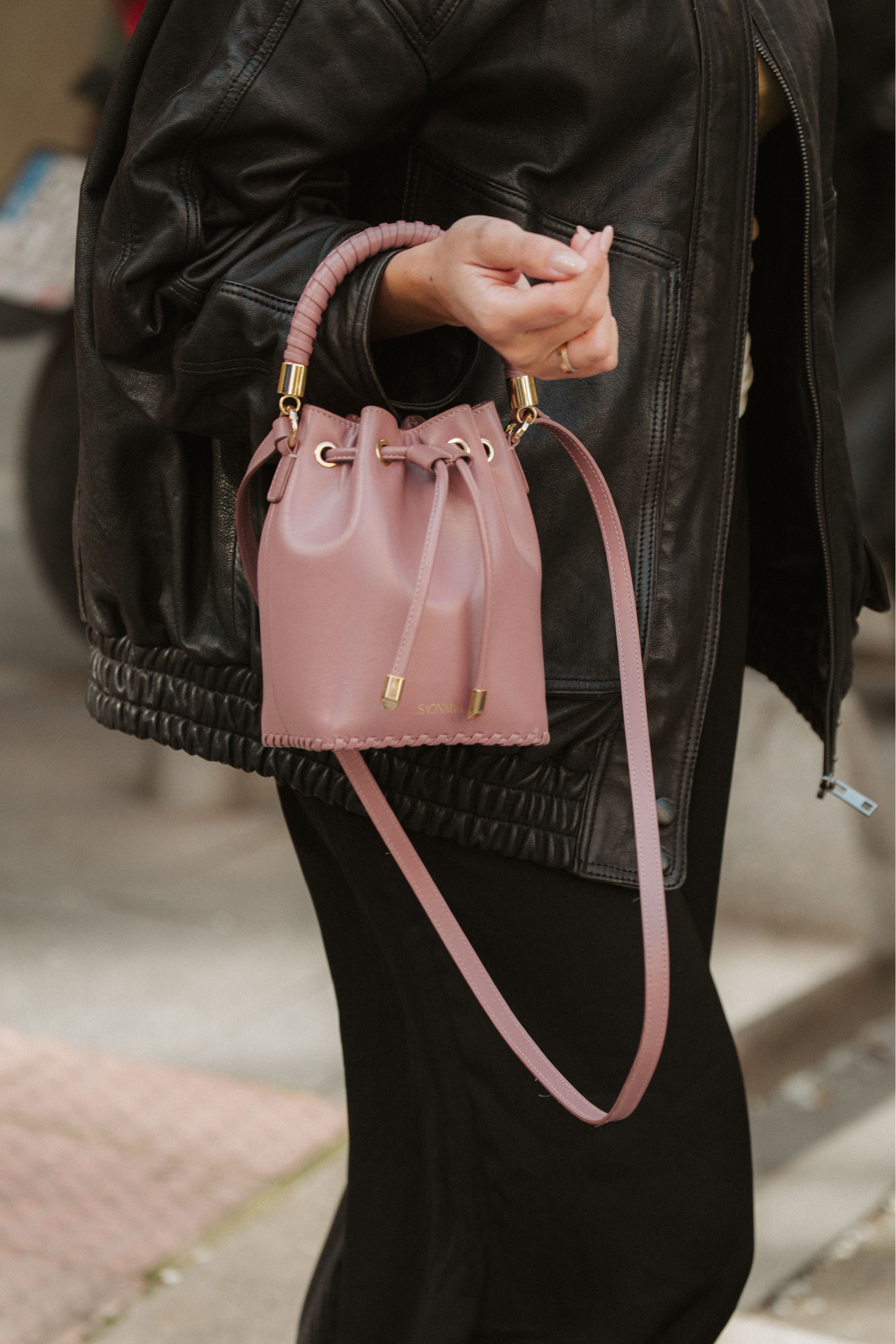 Mini Bucket Bag Rosae Piel