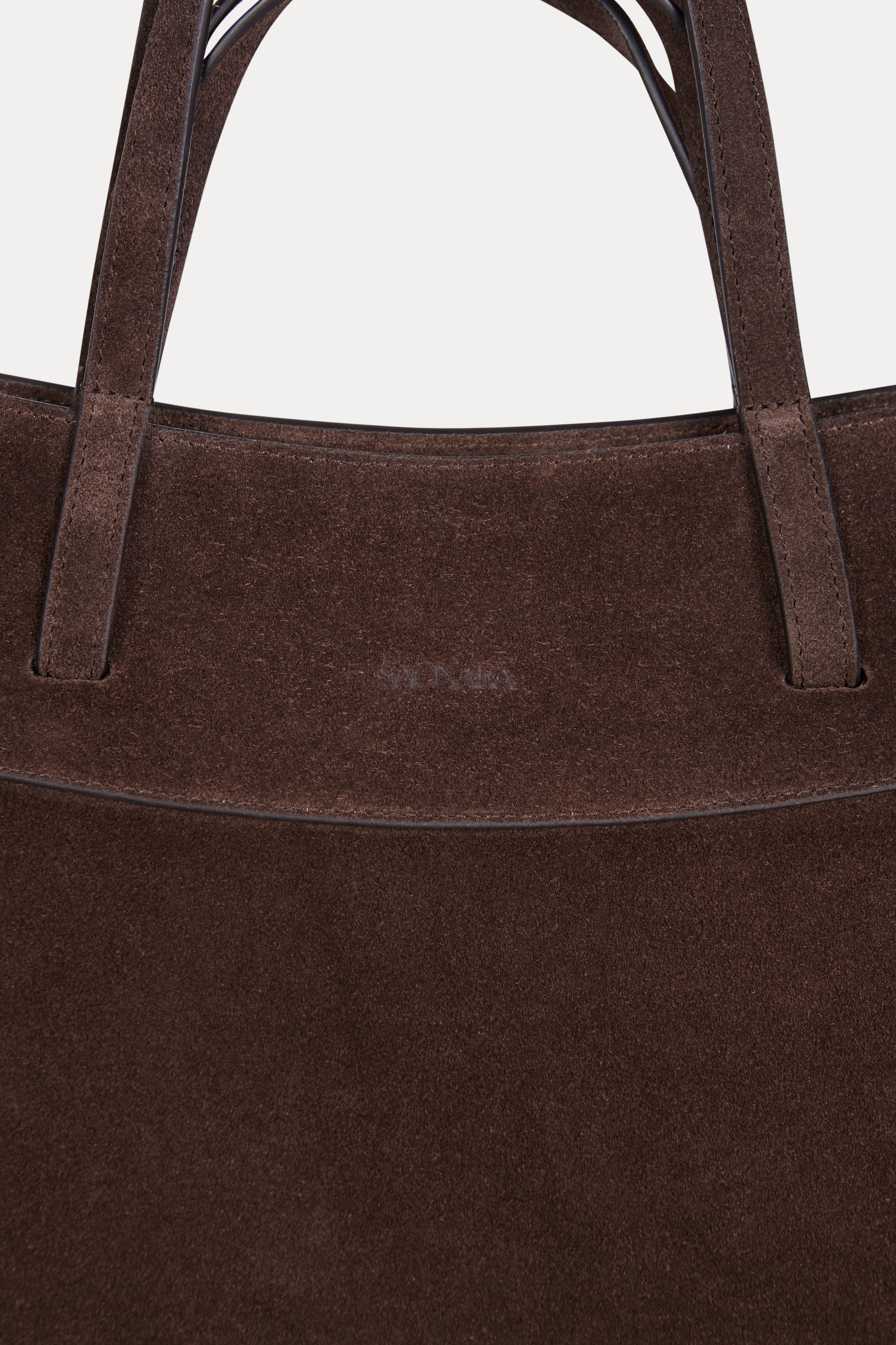 SAONARA SHOPPING BAG CHOCOLATE ANTE