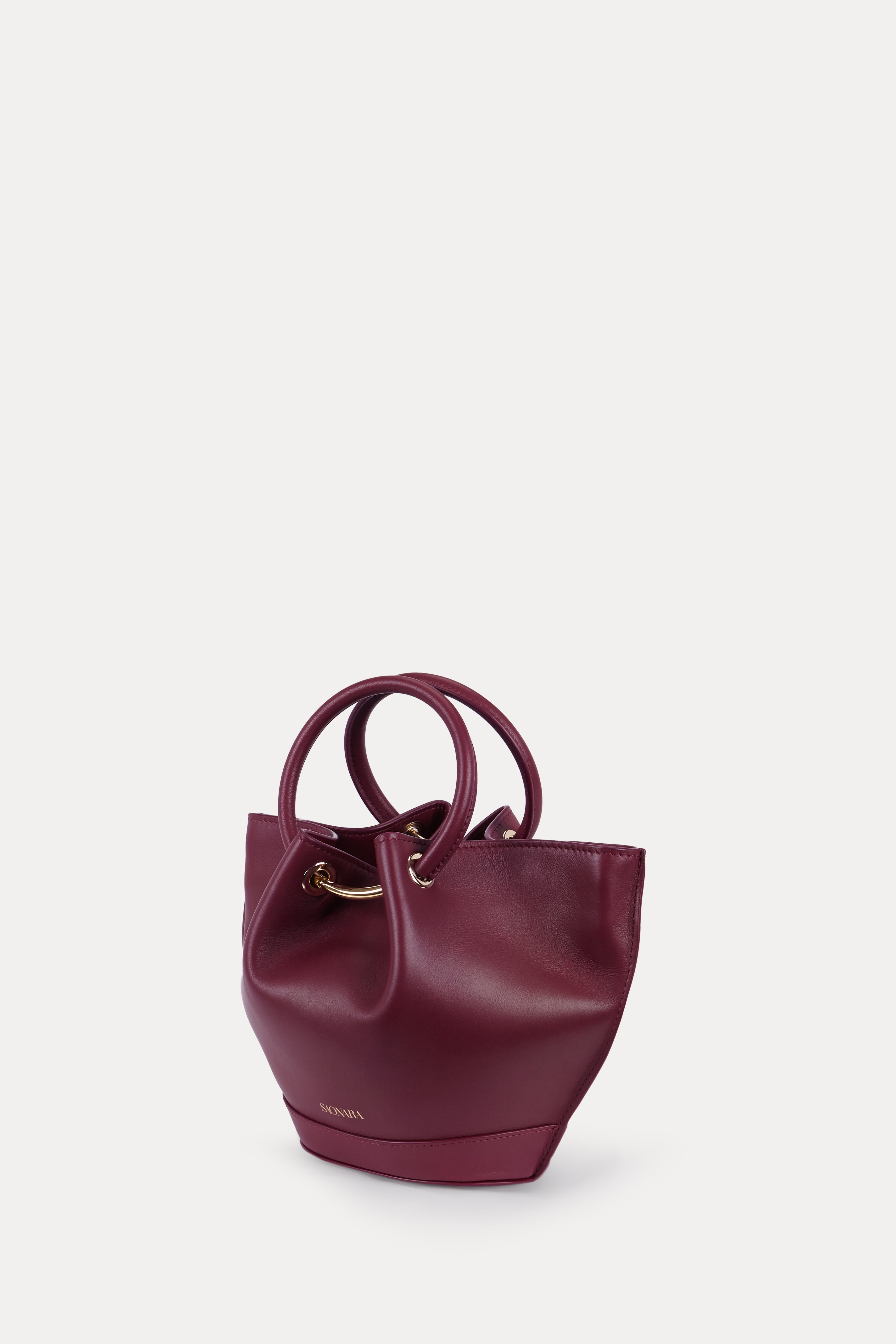 SAONARA MINI CAPAZO BERRY PIEL