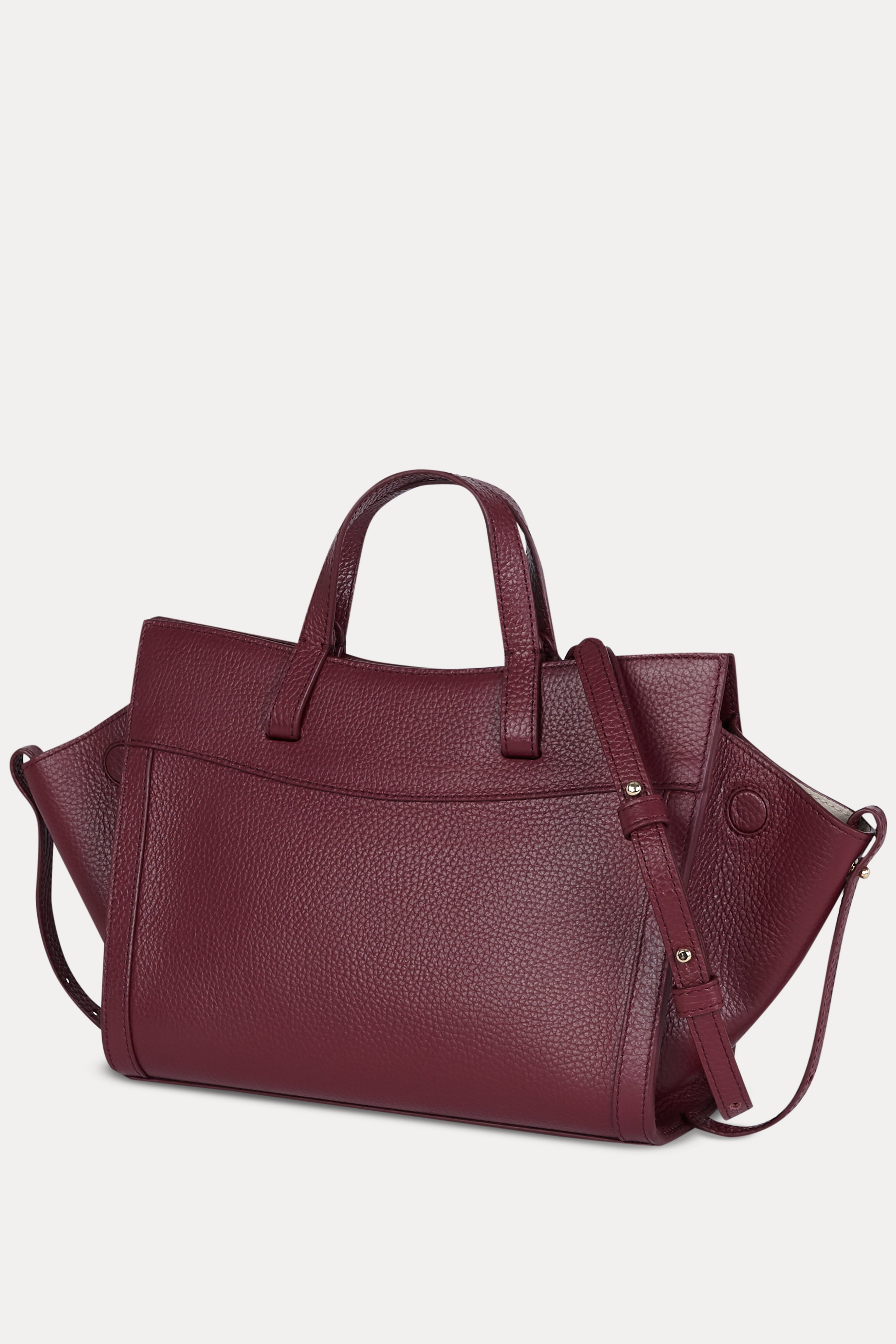 SAONARA MINI SHOPPING BAG BERRY PIEL