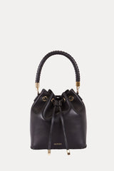 Bucket Bag Black Leather