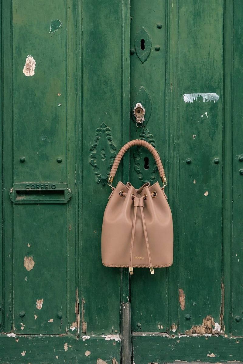 Bucket Bag Moka Leather