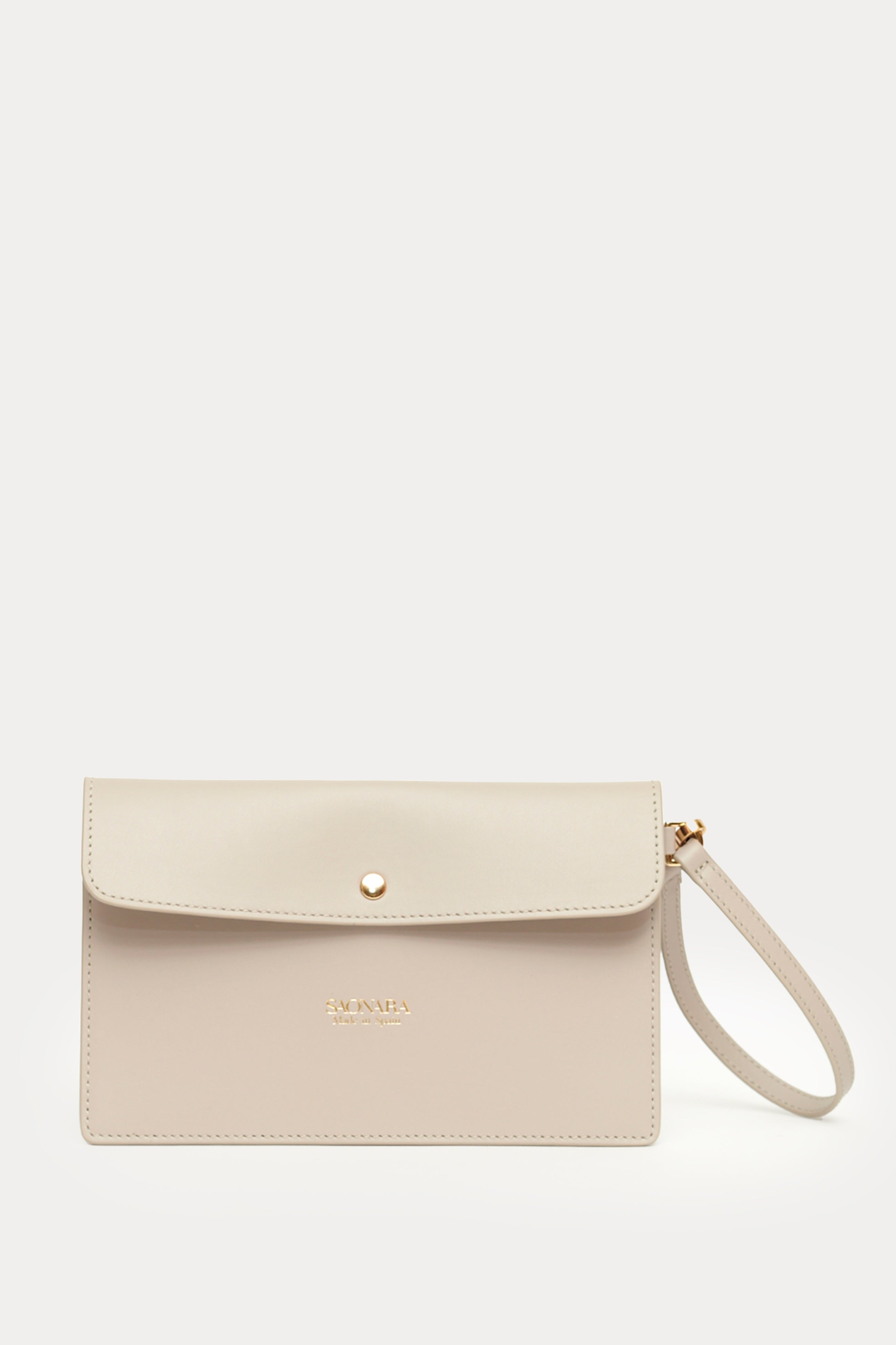 SAONARA CARTERA TAUPE PIEL