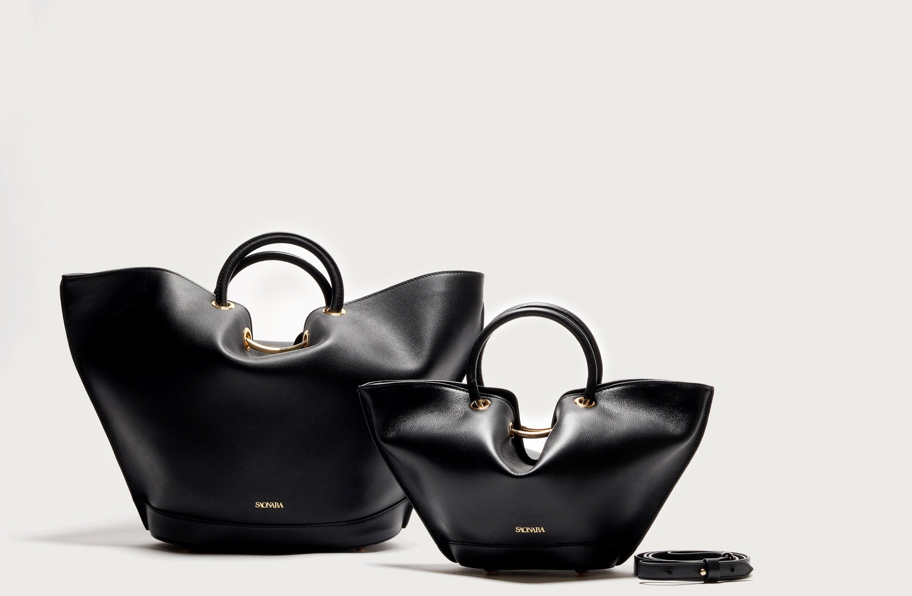 Bolso Saonara Mini Capazo Negro