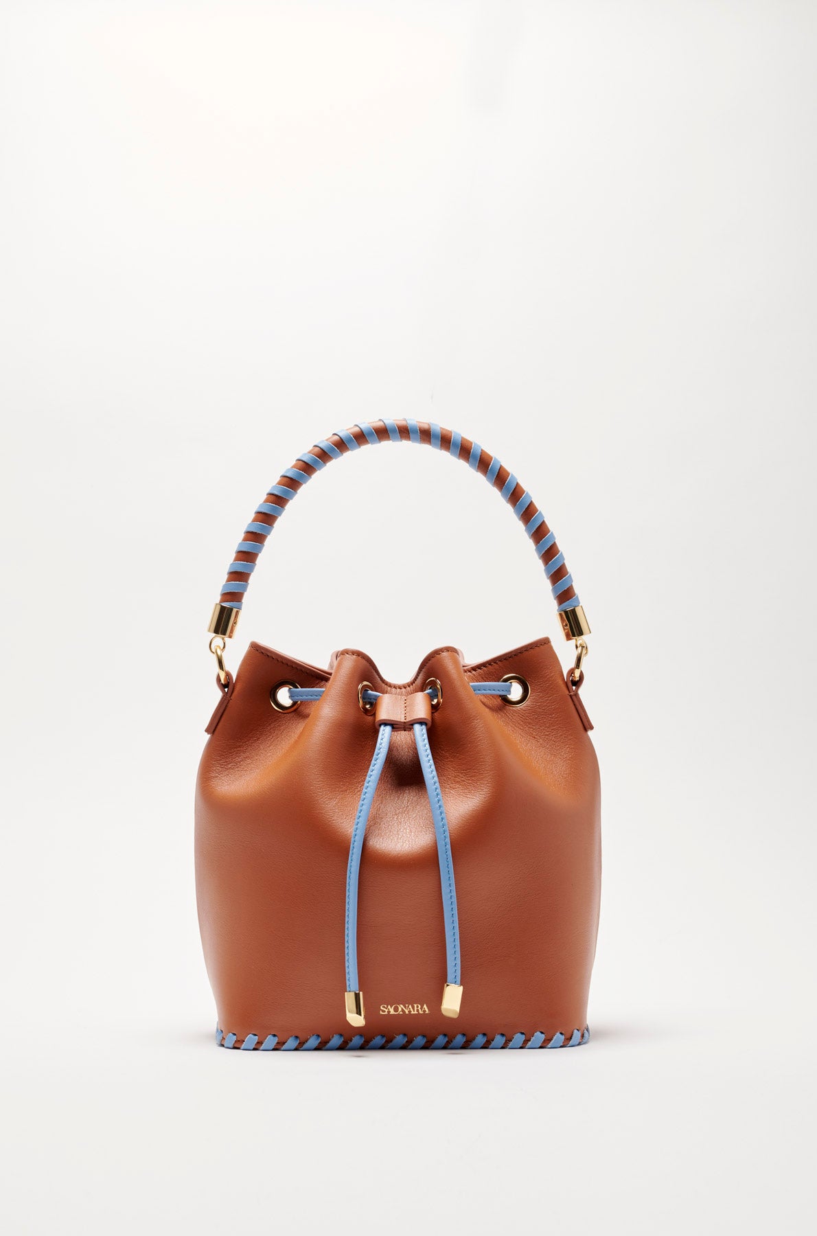 Bolso Saonara Bucket Caramelo